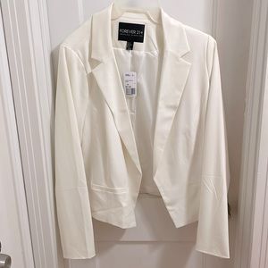 Cream blazer